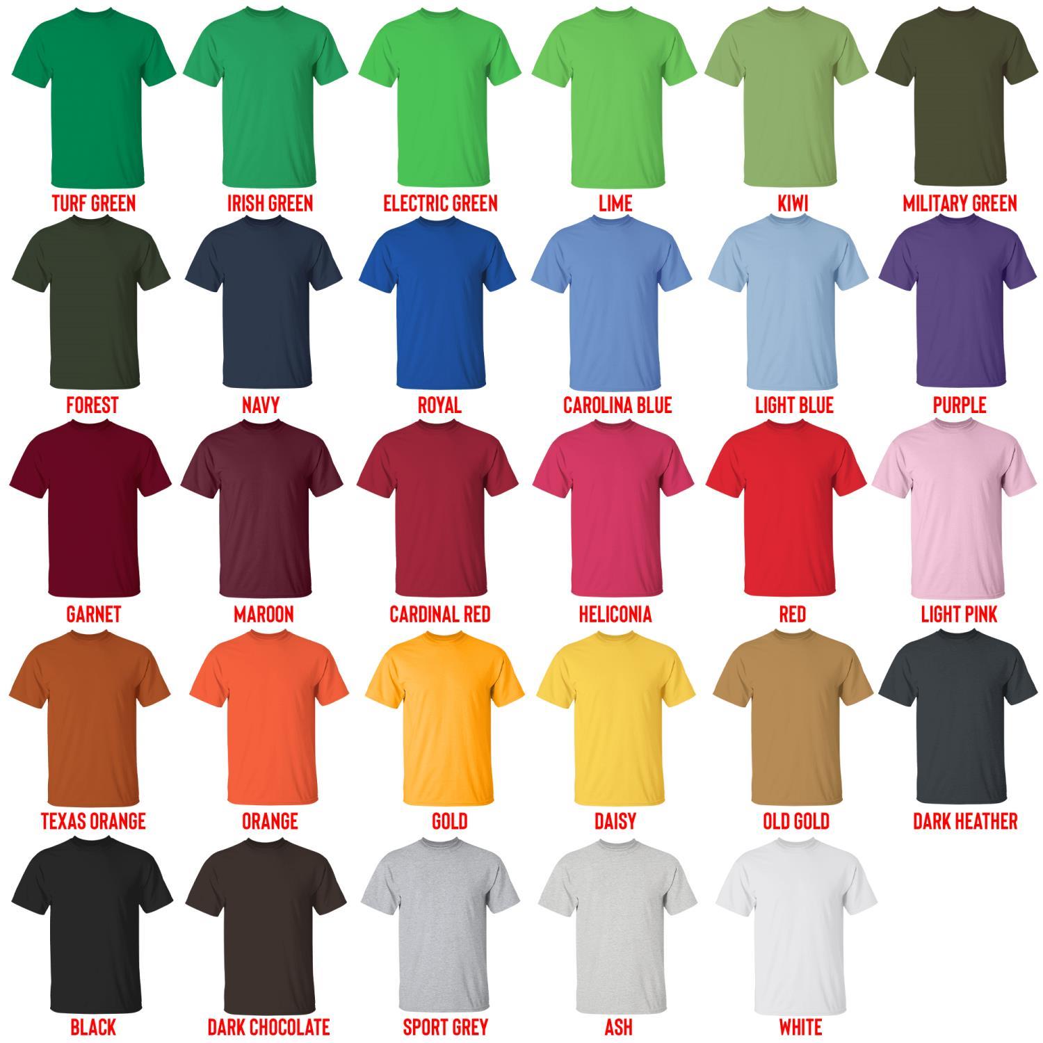 t shirt color chart - Animal Crossing Merchandise