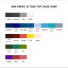 tank top color chart - Animal Crossing Merchandise