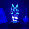 Animal Crossing Game Character Cleopatra 3D Led Night Lights Cool Gifts for Kids Bedroom Bedside Decoration - Animal Crossing Merchandise