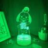 Animal Crossing Game Character Isabelle 3D Led Night Lights Cool Gifts for Kids Bedroom Bedside Decoration 3 - Animal Crossing Merchandise