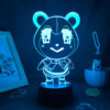 Animal Crossing New Horizons Game Character Judy 3D Led Neon Night Lights Kawaii Gifts for Kids 1 - Animal Crossing Merchandise