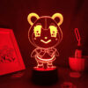 Animal Crossing New Horizons Game Character Judy 3D Led Neon Night Lights Kawaii Gifts for Kids 2 - Animal Crossing Merchandise