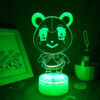 Animal Crossing New Horizons Game Character Judy 3D Led Neon Night Lights Kawaii Gifts for Kids 3 - Animal Crossing Merchandise