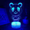 Animal Crossing New Horizons Game Character Judy 3D Led Neon Night Lights Kawaii Gifts for Kids 5 - Animal Crossing Merchandise