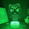 Animal Crossing New Horizons Game Character Marshal 3D Led Night Lights Cool Gifts for Kids Bedroom 3 - Animal Crossing Merchandise