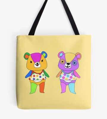 Animal Crossing Stitches And Patches Flat Colour Tote Bag - Animal Crossing Merchandise