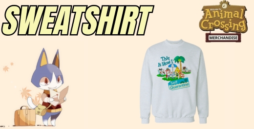 Animal Crossing Sweatshirt - Animal Crossing Merchandise