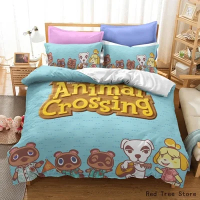 Animal Crossing Tommy And Isabella Bedding Set - Animal Crossing Merchandise