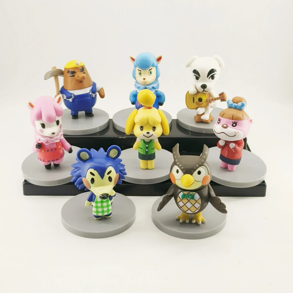 kf S1128adff7b1b4dd2825de8c25f157c0aL 8PCS set Animal Crossing Figures PVC Anime Action Figure Tom Isabelle Nook Collection Model Kids Dolls - Animal Crossing Merchandise