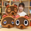 kf S119e6c255835401b88117b0db4781a7cg 3 Style Animal Crossing Plush Pillow Doubutsu No Mori Cofa Cushion Tom Nook Foxes Anime Stuffed - Animal Crossing Merchandise