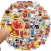 kf S8b387c53420348209607a47948348743B 10 30 50Pcs Cartoon Anpanman Stickers For Suitcase Skateboard Laptop Luggage Fridge Phone Car Styling DIY - Animal Crossing Merchandise