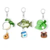 kf Sacda00d03d2f466dad4ab499763edba3h Animal Crossing Acrylic Keychain Anime Perch Turnip Bag Pendant Key Chain Kids Toy Kawaii Key Ring - Animal Crossing Merchandise