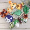 kf Sda9caccbce474e589f8d44fbc5489936G 10cm Anime Plush Animal Crossing New Horizons Plush Filled Pendant Tasha Raccoon Dog Key Chain Bag - Animal Crossing Merchandise