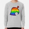 ssrcolightweight sweatshirtmensheather greyfrontsquare productx1000 bgf8f8f8 9 - Animal Crossing Merchandise