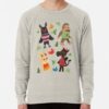 ssrcolightweight sweatshirtmensheather oatmealfrontsquare productx1000 bgf8f8f8 1 - Animal Crossing Merchandise