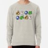 ssrcolightweight sweatshirtmensoatmeal heatherfrontsquare productx1000 bgf8f8f8 12 - Animal Crossing Merchandise